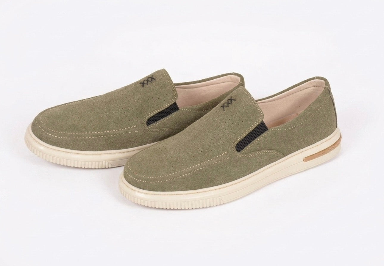 Mocassins Vert Kaki Gefox